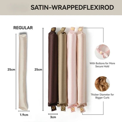 Satin Heatless Curling Set