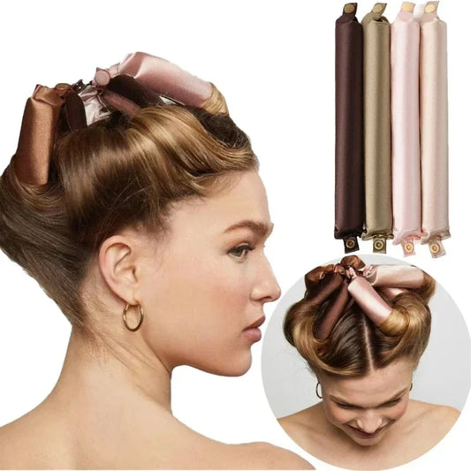 Satin Heatless Curling Set